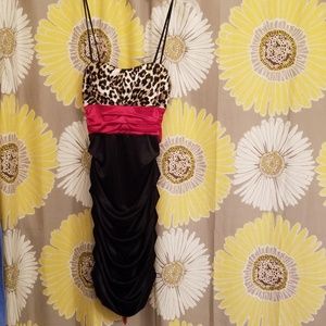 Form fitted mini dress